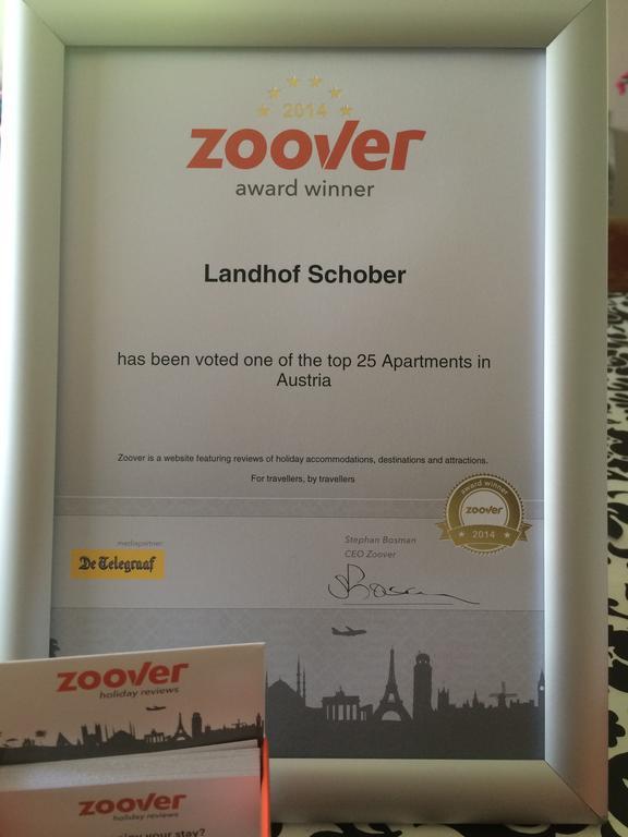 Landhof Schober Appartementen Вайсбриах Екстериор снимка